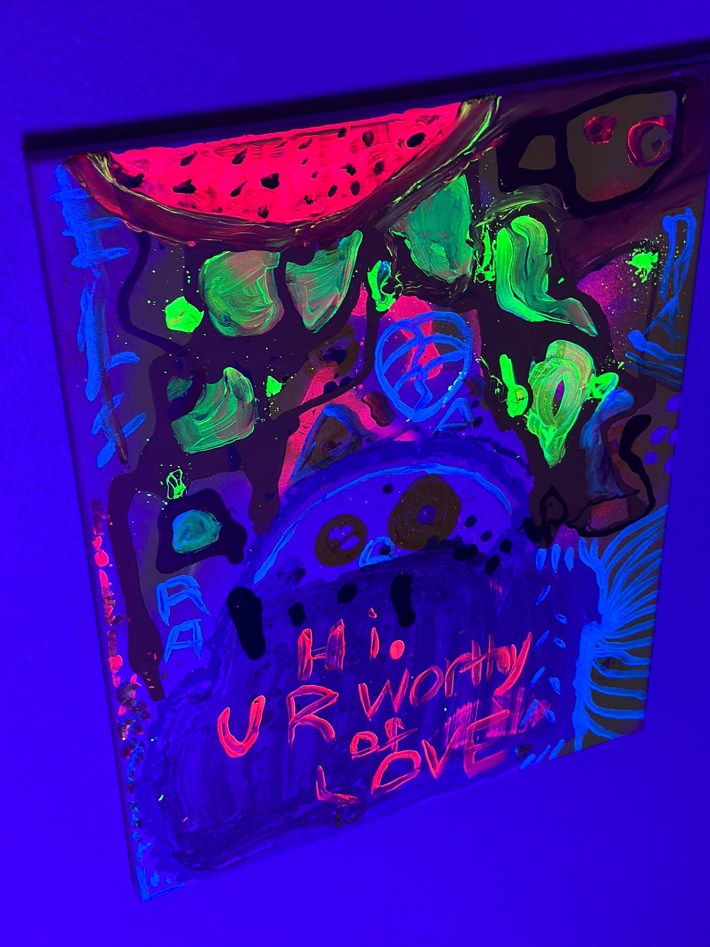 “Worthy of Love” 16”x20” Rushed Antics Canvas