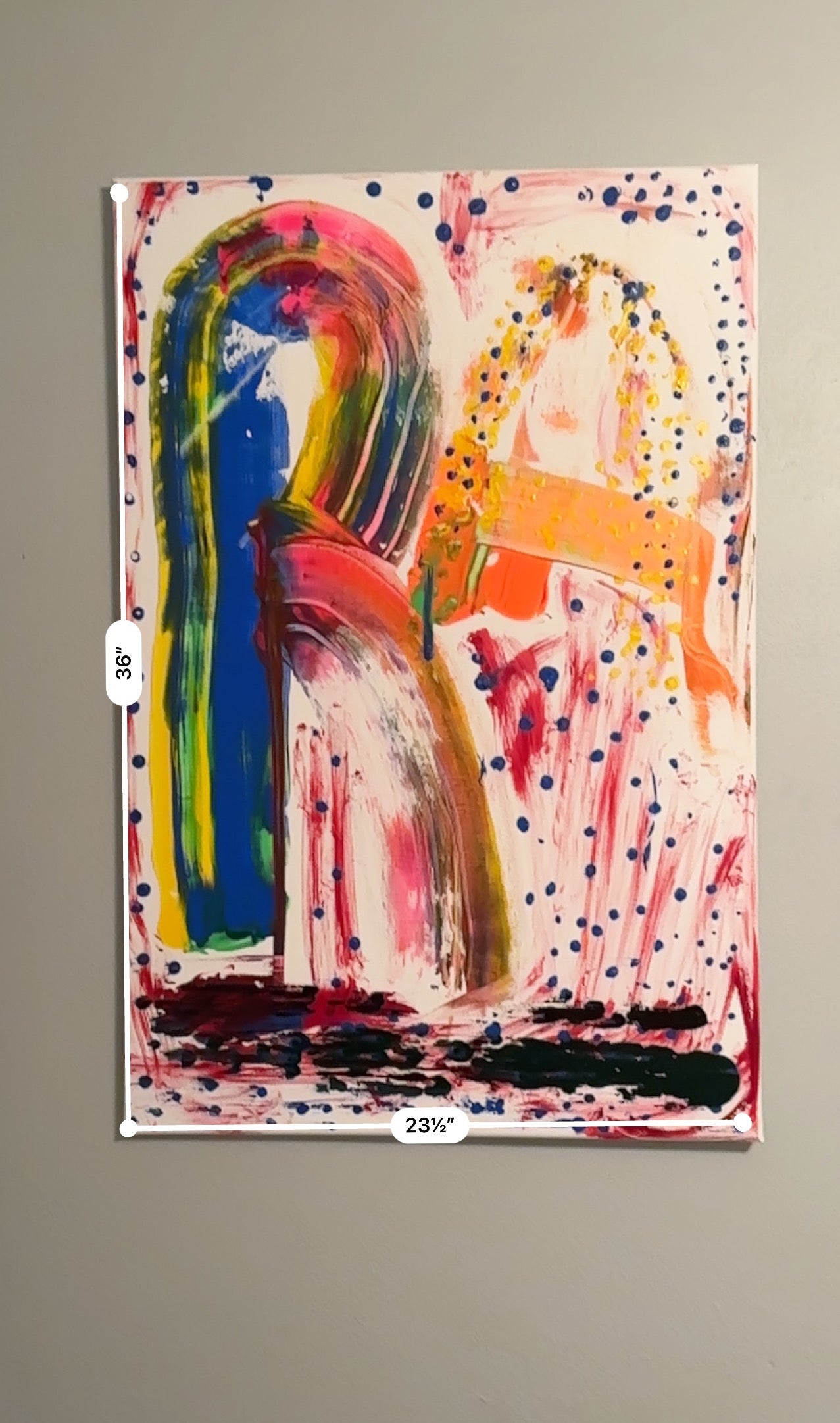 “R.A. Intergalactic Markings” 36” x 24” Canvas