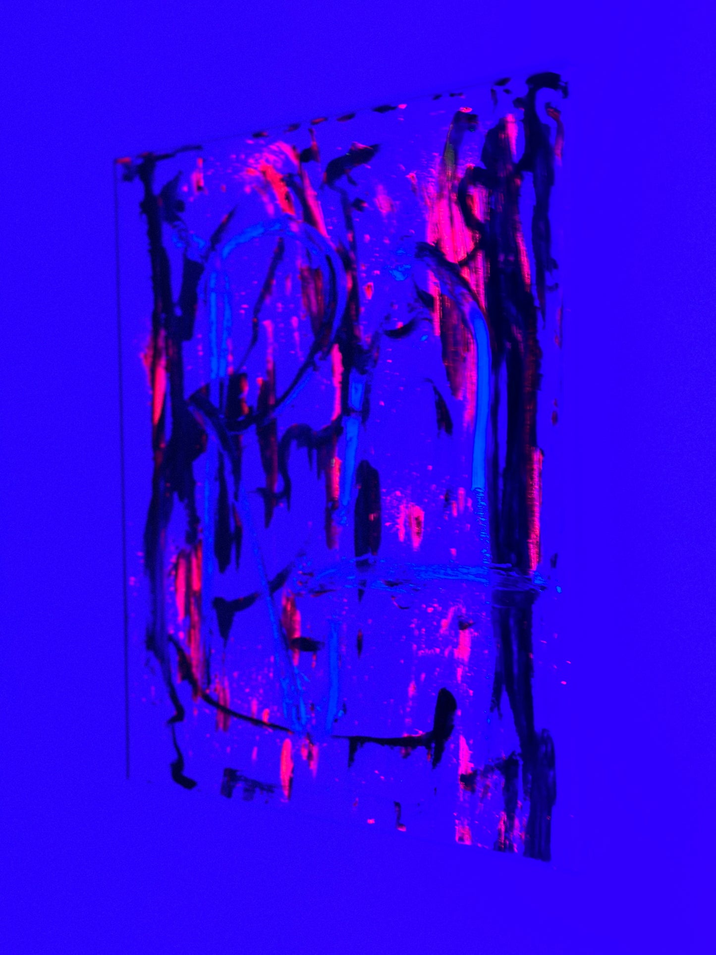 “Floating Strokes” a 20” x 16” canvas by Rushed Antics