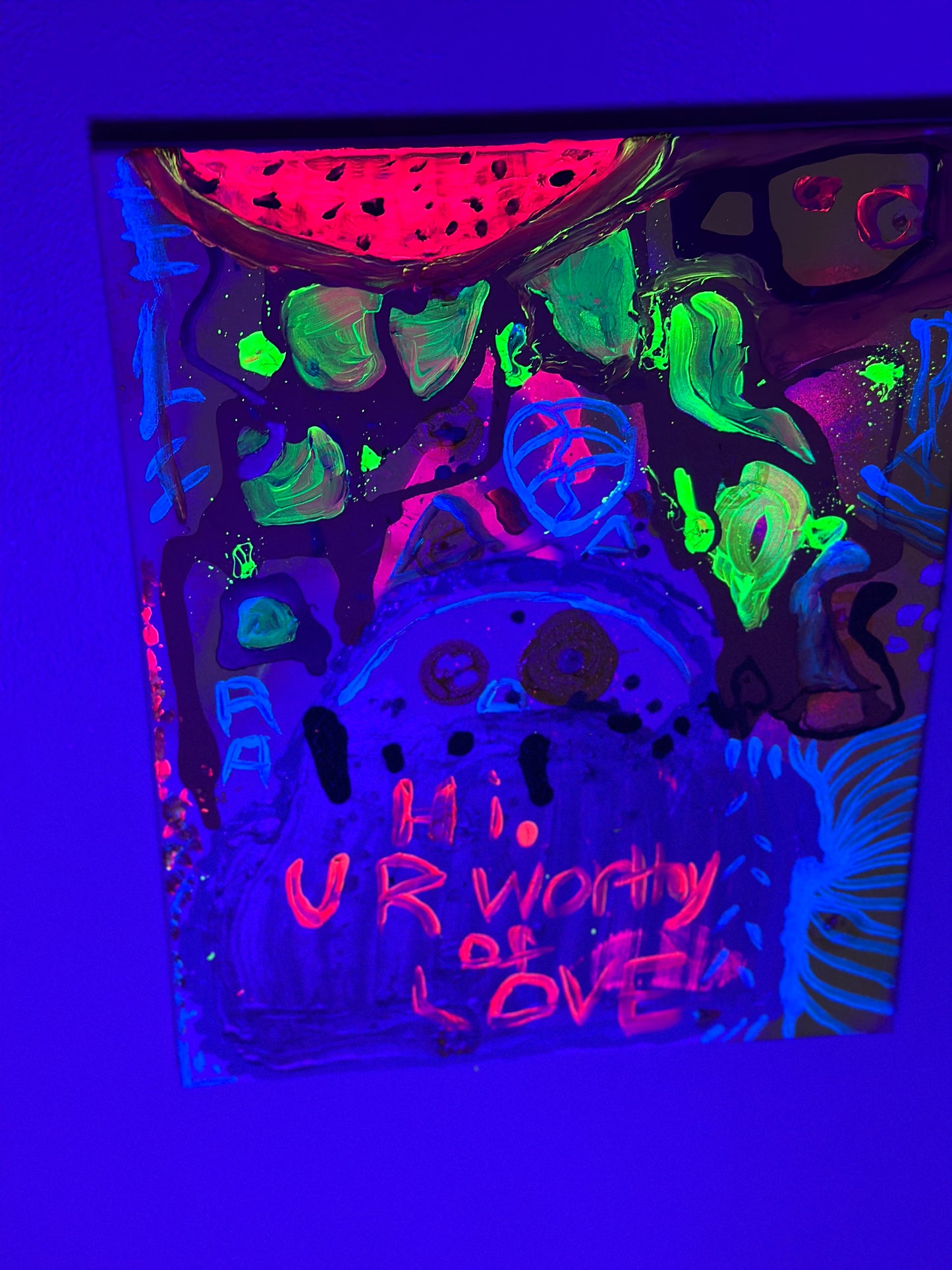 “Worthy of Love” 16”x20” Rushed Antics Canvas