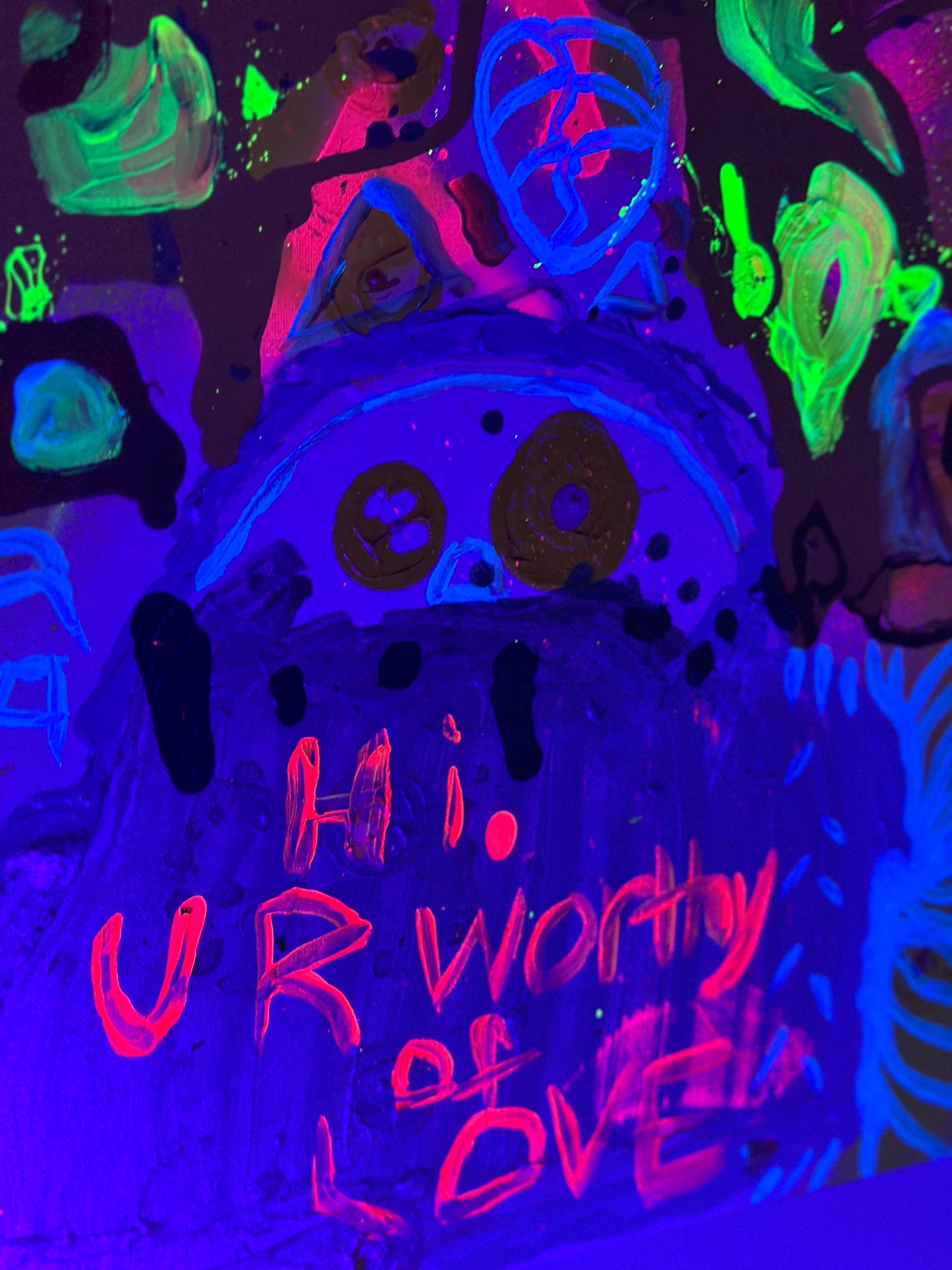 “Worthy of Love” 16”x20” Rushed Antics Canvas