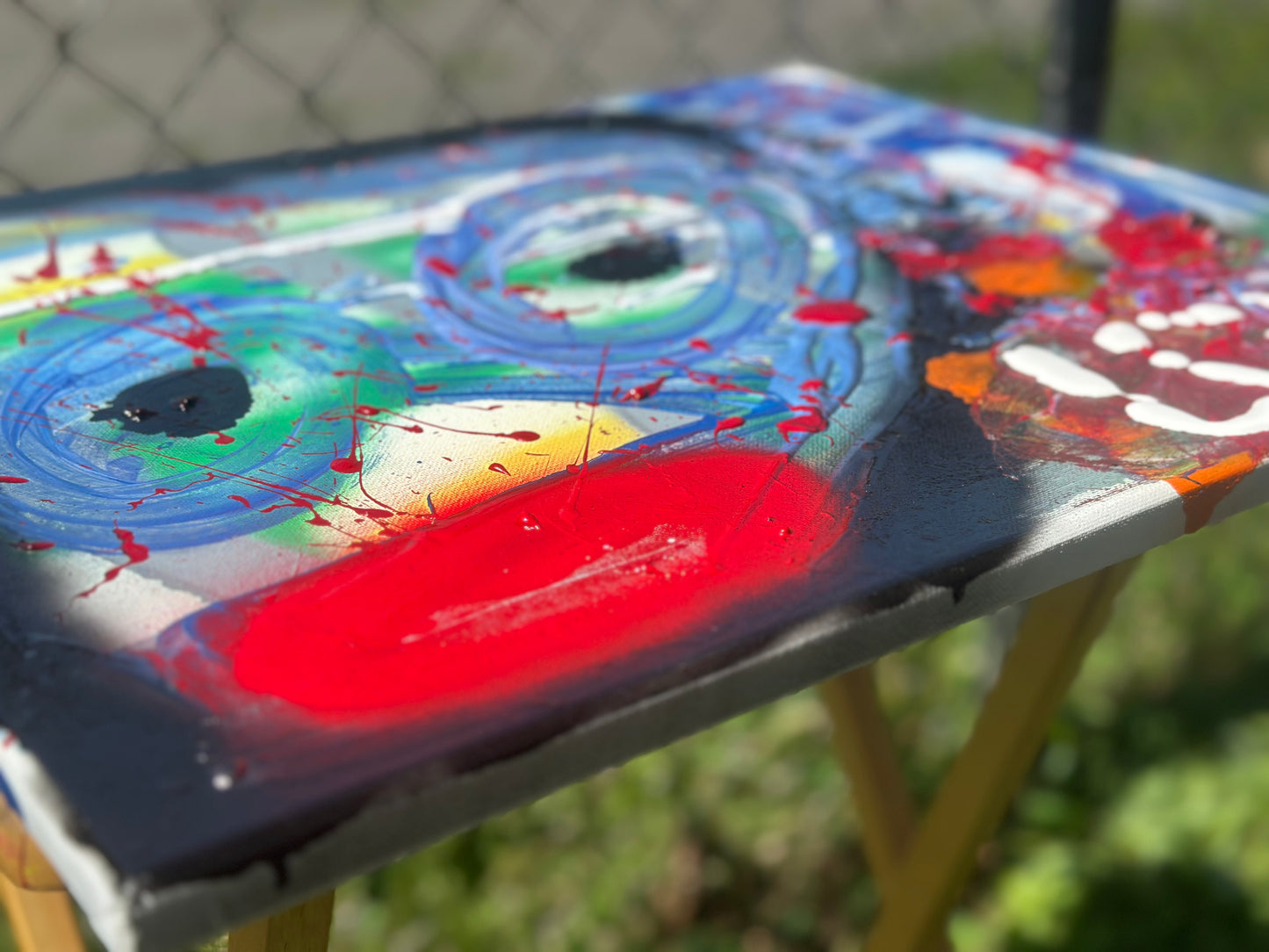 “Suspect of Love” A 16” x 20” Canvas by Rushed Antics