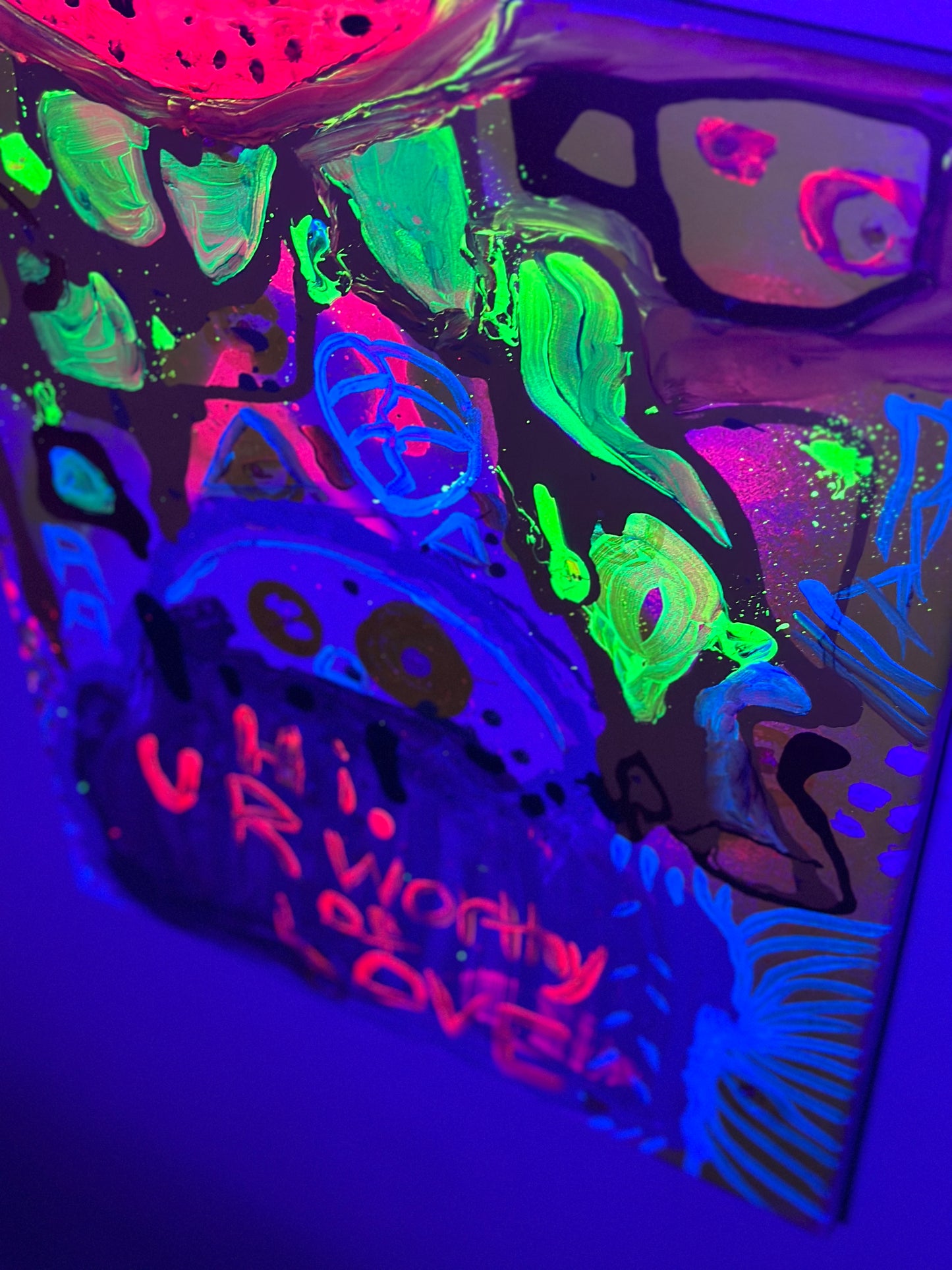 “Worthy of Love” 16”x20” Rushed Antics Canvas
