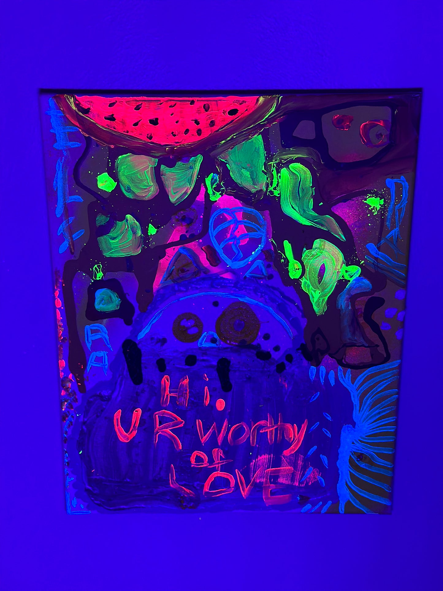 “Worthy of Love” 16”x20” Rushed Antics Canvas