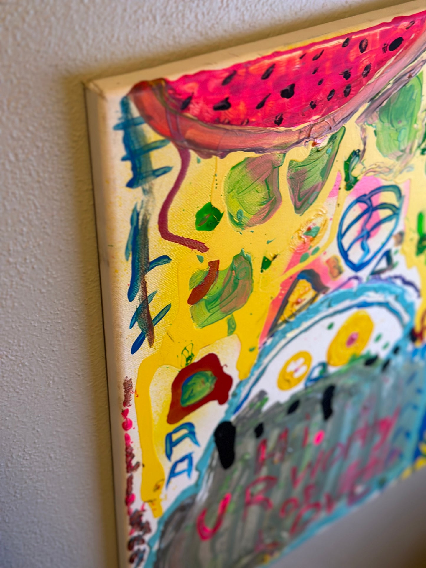 “Worthy of Love” 16”x20” Rushed Antics Canvas