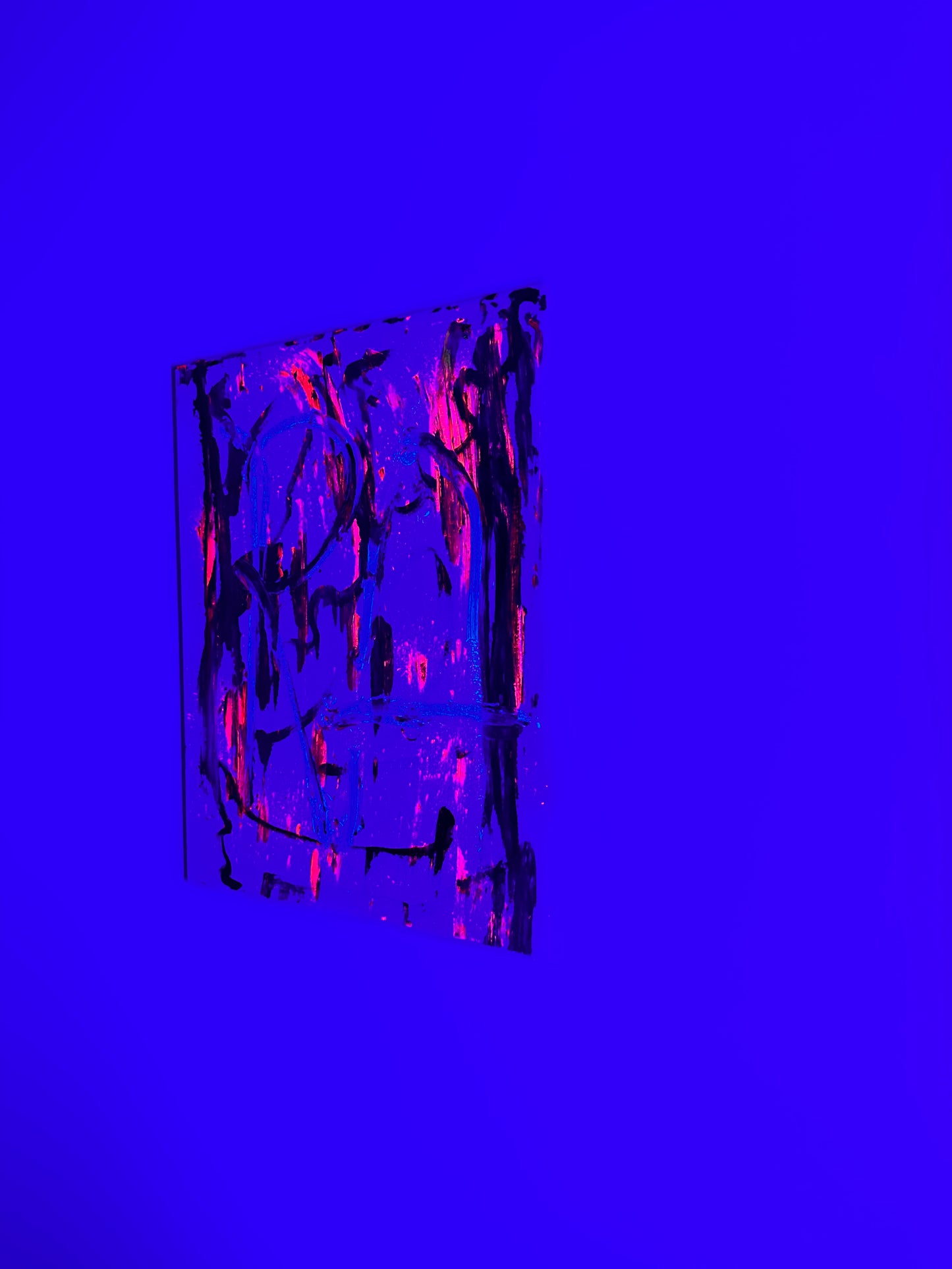 “Floating Strokes” a 20” x 16” canvas by Rushed Antics