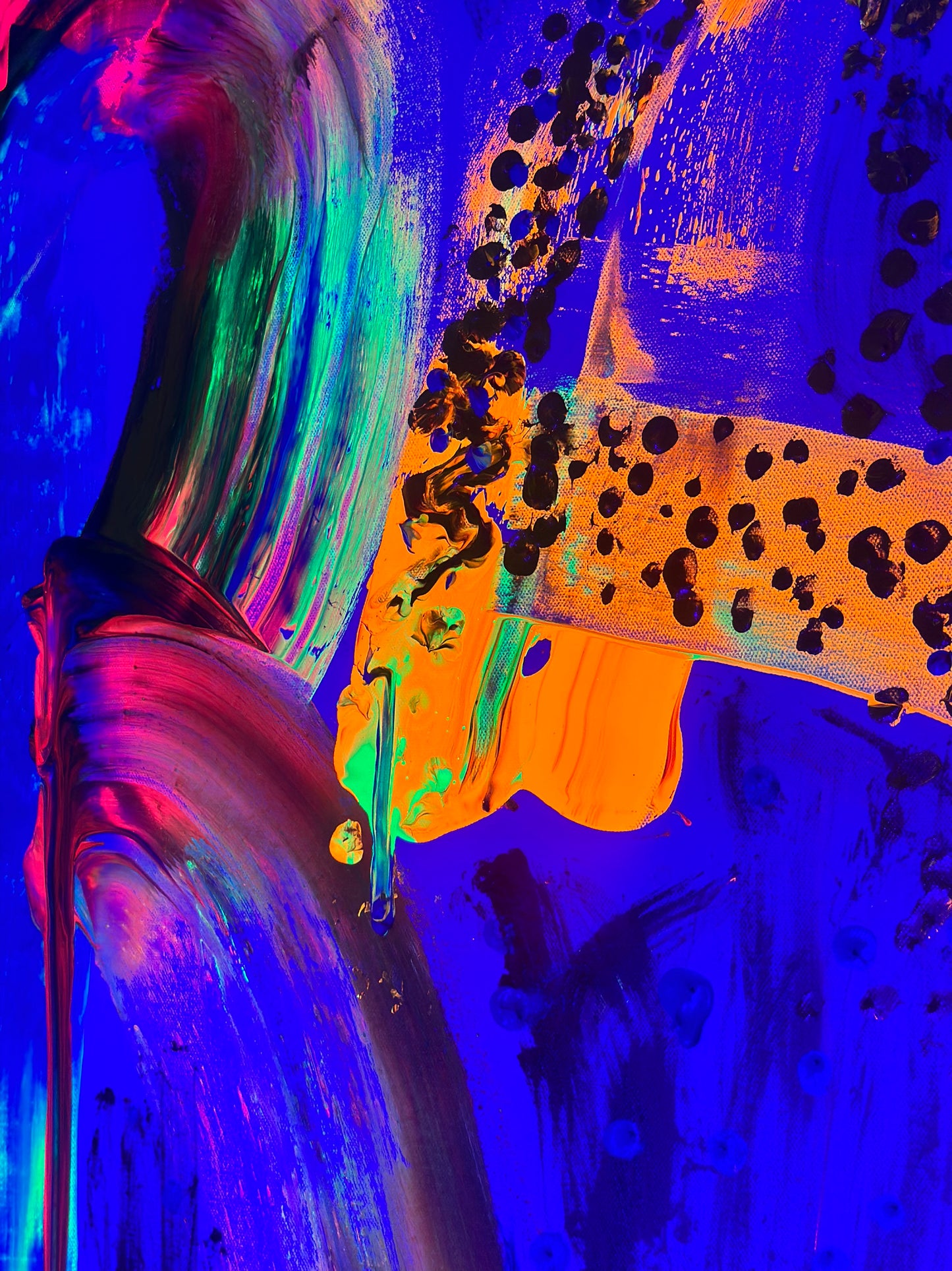 “R.A. Intergalactic Markings” 36” x 24” Canvas