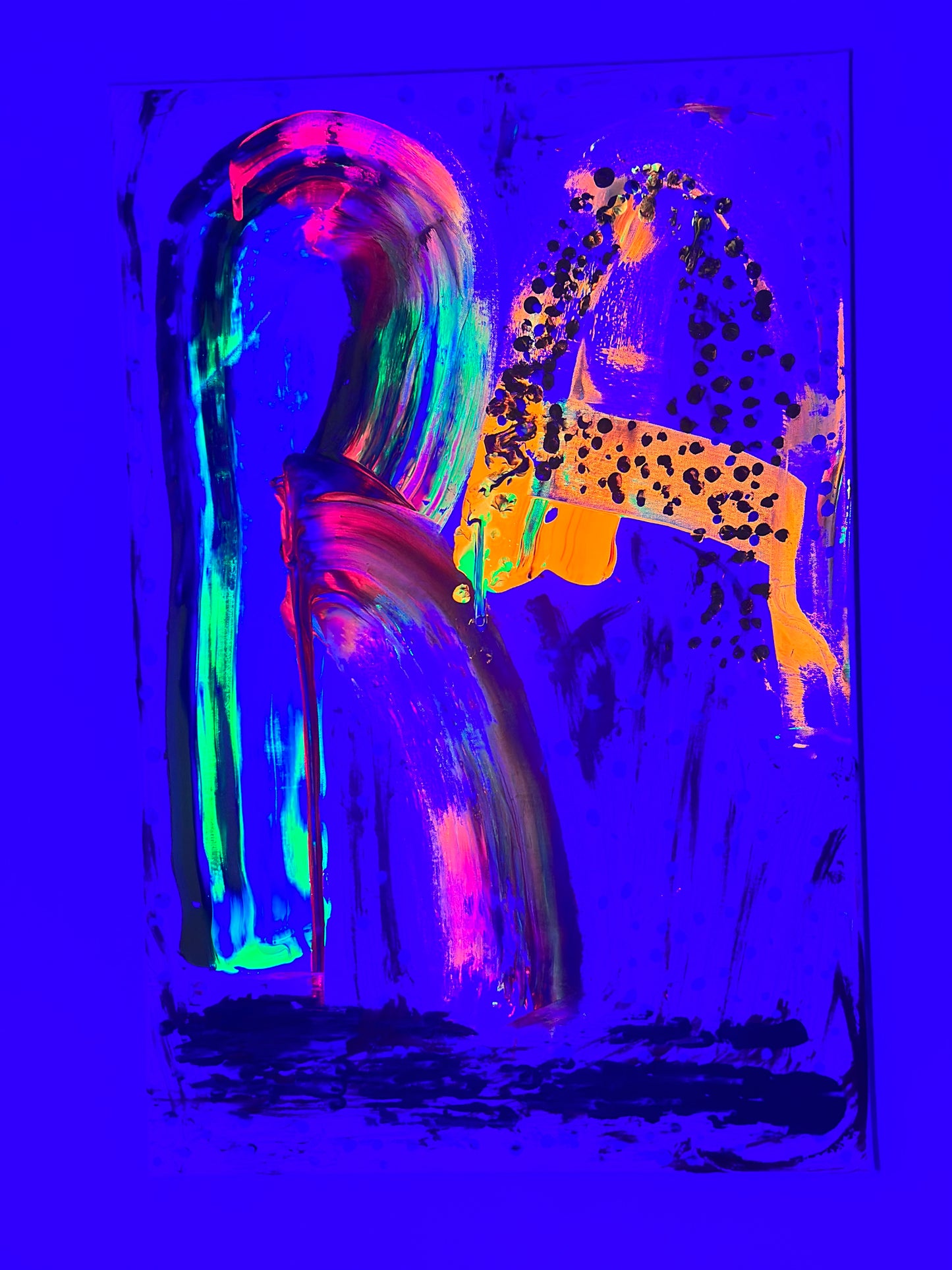 “R.A. Intergalactic Markings” 36” x 24” Canvas