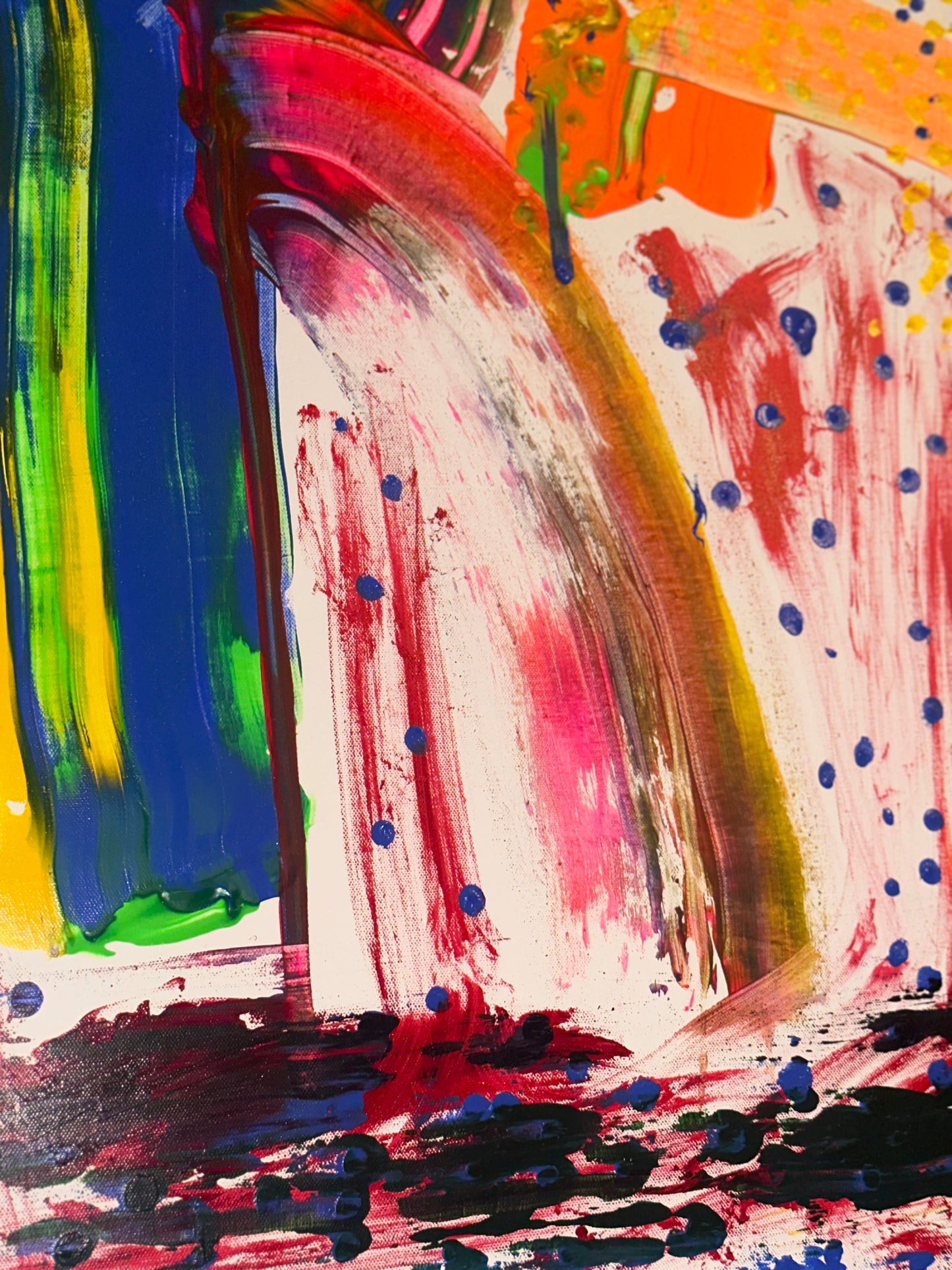 “R.A. Intergalactic Markings” 36” x 24” Canvas