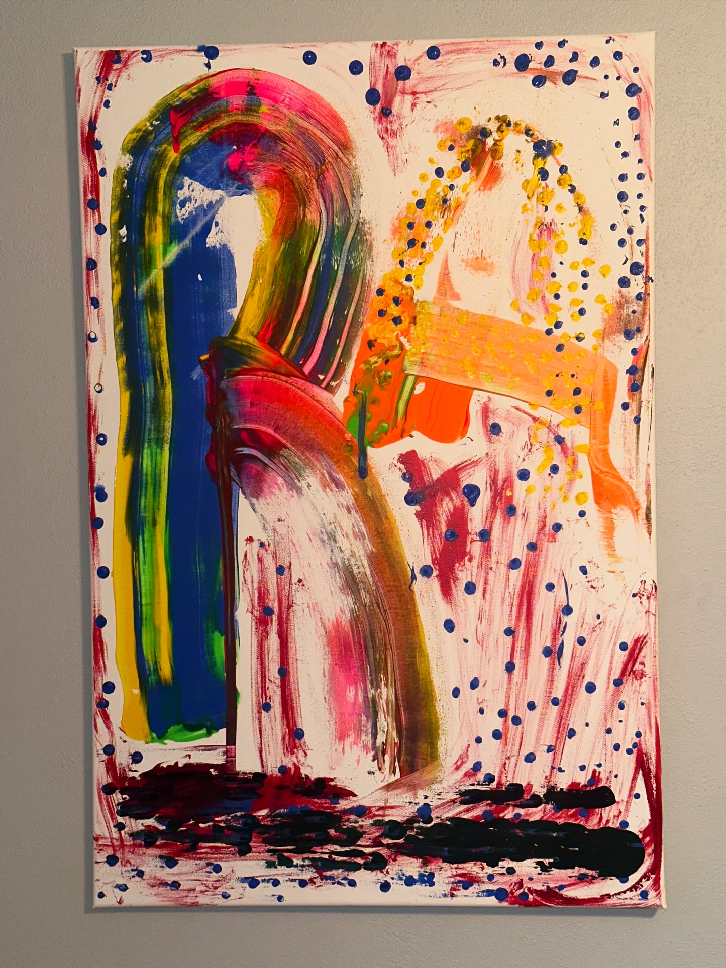 “R.A. Intergalactic Markings” 36” x 24” Canvas