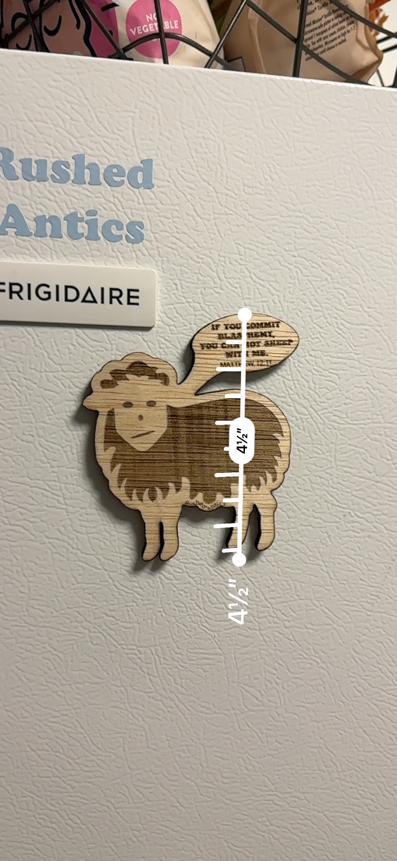 A CHRISTIAN MAGNET “If you commit Blasphemy, You can not sheep with me!” by Rushed Antics