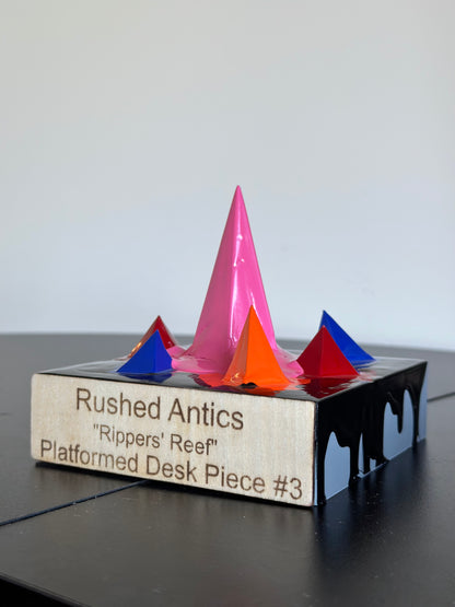 “Rippers’ Reef” Platformed Desk Piece #3