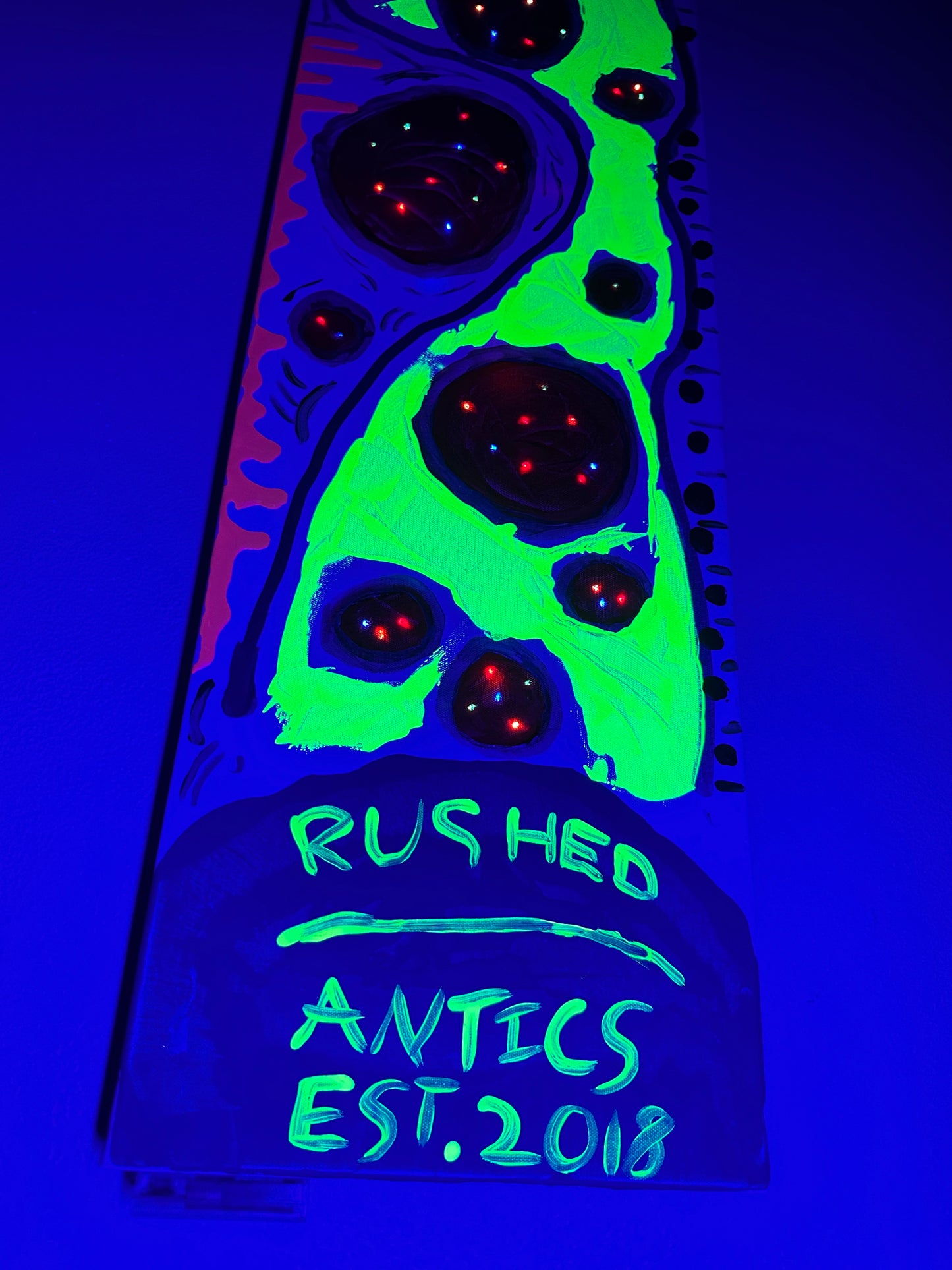 “Radiated River” a 36”x12” Canvas by Rushed Antics