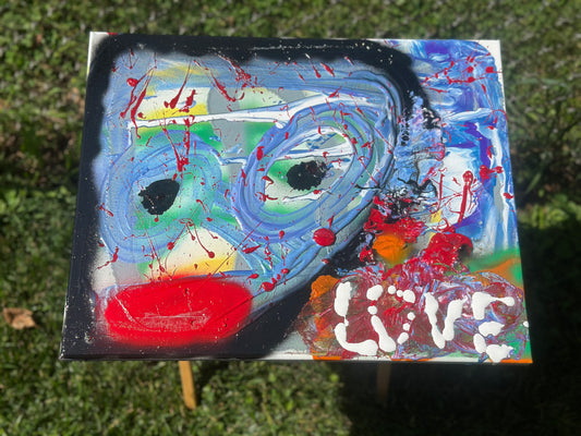 “Suspect of Love” A 16” x 20” Canvas by Rushed Antics
